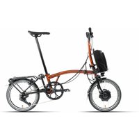 Brompton C-Line Electric Urban 4-speed - Typ H - 16 Zoll 300Wh 4K Faltrad - Flame Lacquer