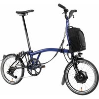 Brompton P-Line Electric Urban 4-speed - Typ H - 16 Zoll 300Wh 4K Faltrad - Bolt Blue Lacquer