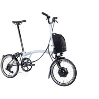 Brompton P-Line Electric Explore 12-speed - Typ H - 16 Zoll 300Wh 12K Faltrad - Lunar Ice