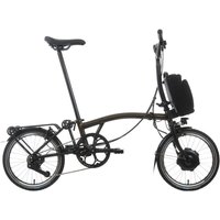 Brompton C-Line Electric - 16 Zoll 300Wh 12K Faltrad - Black Lacquer