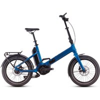 Cube Fold Hybrid Comfort 500 - 20 Zoll 500Wh 5N Faltrad - electricblue´n´reflect
