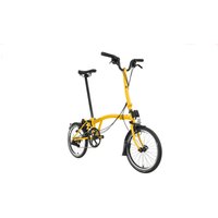 Brompton C-Line Electric Urban 4-speed - Typ H- 16 Zoll 300Wh 4K Faltrad - Bumblebee Yellow