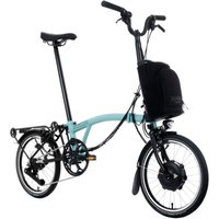 Brompton C-Line Electric - 12 Speed - Typ H - 16 Zoll 300Wh 12K Faltrad - Turkish Green