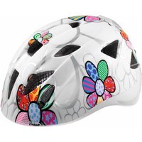Alpina Ximo Flash Kinderhelm white flower