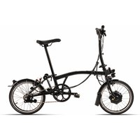 Brompton C-Line Electric Explore - Typ M - 16 Zoll 300Wh 6N Faltrad - Gloss Black