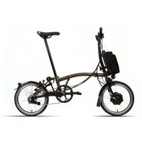 Brompton C-Line Electric Explore - Typ M - 16 Zoll 300Wh 6N Faltrad - Gloss Black Lacquer