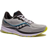 Saucony Ride 14 Men's Running Wide EE Fog Black Storm S20651-35