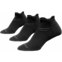 Brooks Run-In Three Pack Sock in Black 741544001