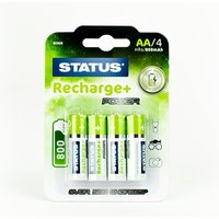 Status AA800 - NiMH - Rechargeable - Batteries, 4 Pack