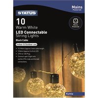 Status Kumla - 10 Connectable Party Lights - Warm White - LED - Indoor/Outdoor Use - Mains Powered