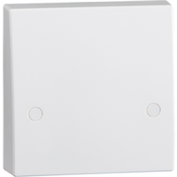 KnightsBridge 45A White 1G Cooker Cable Connection Unit Electric Wall Box