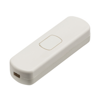 KnightsBridge 1-60W (1-25W LED) Re-wireable Cord Dimmer - White