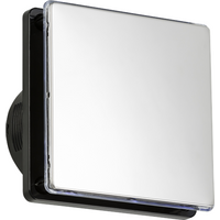 KnightsBridge 100mm/4" LED Backlit Extractor Fan with Overrun Timer - Polished Chrome