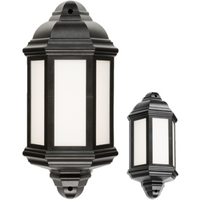 KnightsBridge 230V IP54 LED Half Wall Lantern
