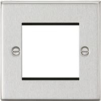 KnightsBridge 2G Modular Faceplate - Square Edge Brushed Chrome