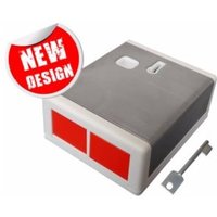 Panic Button & Key Personal Attack Hold Up Device Stainless Steel Double