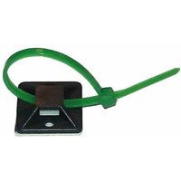Zexum 19mm Self Adhesive Cable Tie Mounts (100 Pack) - Neutral