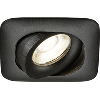 KnightsBridge Odina Single Tilt Square Downlight Black