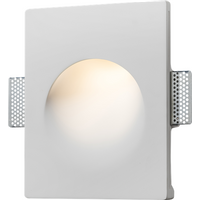 KnightsBridge 230V GU10 35W Recessed Round Plaster Wall Light