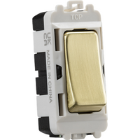 KnightsBridge 20AX 2 way SP grid module - brushed brass