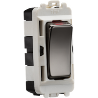 KnightsBridge 20AX DP grid module with LED indicator - black nickel