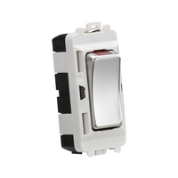 KnightsBridge 20AX DP module with LED indicator - polished chrome