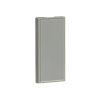 KnightsBridge Pack of 10 - Half Blanking Modules (25 x 50mm) - Grey