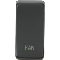 KnightsBridge Switch cover "marked FAN" - anthracite