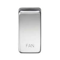 KnightsBridge Switch cover "marked FAN" - polished chrome