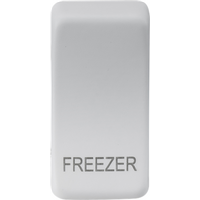 KnightsBridge Switch cover "marked FREEZER" - matt white