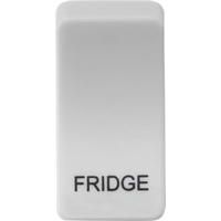 KnightsBridge Switch cover "marked FRIDGE" - white