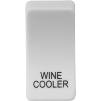 KnightsBridge Switch cover "marked WINE COOLER" - white