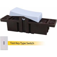 ESR Sline 10A 1 Gang 2 Way Key Operated Modular Switch