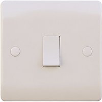ESR Sline 20A White 1G Double Pole 230V Electric Wall Plate Switch