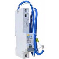 ESR RCBO C Curve 6KA 1 Pole Domestic Consumer Unit Circuit Breaker - 6A 30mA