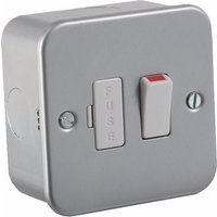 KnightsBridge 13A Rated Switched Metal Clad Fused Connection Spur Unit