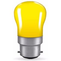 Crompton 15W Bayonet Cap Pygmy Sign Bulb - Yellow
