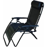 Hadley Reclining Lounger Chair Black Relaxation Textoline