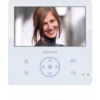 ESP Aperta Colour Video Door Entry Monitor with Record Facility - White