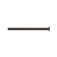 KnightsBridge M3.5 x 50mm Flat-Head countersunk electrical socket screw - Black