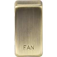 KnightsBridge Switch cover "marked FAN" - antique brass