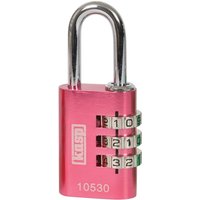 Kasp Aluminium Combination Padlock 30mm Pink