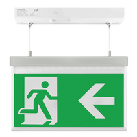 Duceri LED 2W Maintained Hanging Exit Sign Legend Left