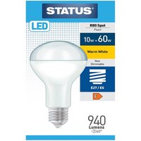 Status 10w = 60w = 940 lumens - Status - LED - R80 - Reflector Spot - E27 - Warm White