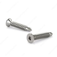 Olympic Square-Lok Size 8 Self Driving Pozidrive CSK BZP Wood Screws - 8 x 1 pack of 100