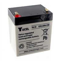 Yucel 12V 4Ah Sealed Lead Acid Battery