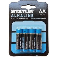 Status AA Alkaline Batteries - 4 Pack