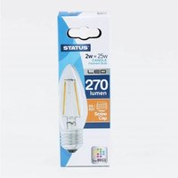 Status 2W Candle LED Filament Bulb - ES