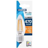 4W Candle LED Filament Bulb ES