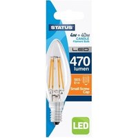 4W Candle LED Filament Bulb SES